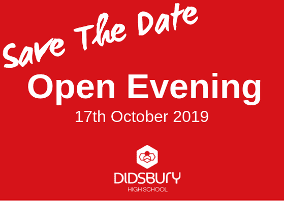 Date for your diary: Didsbury High School open evening