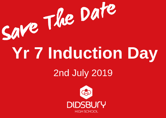 Induction Day for students joining Didsbury High School in September 2019