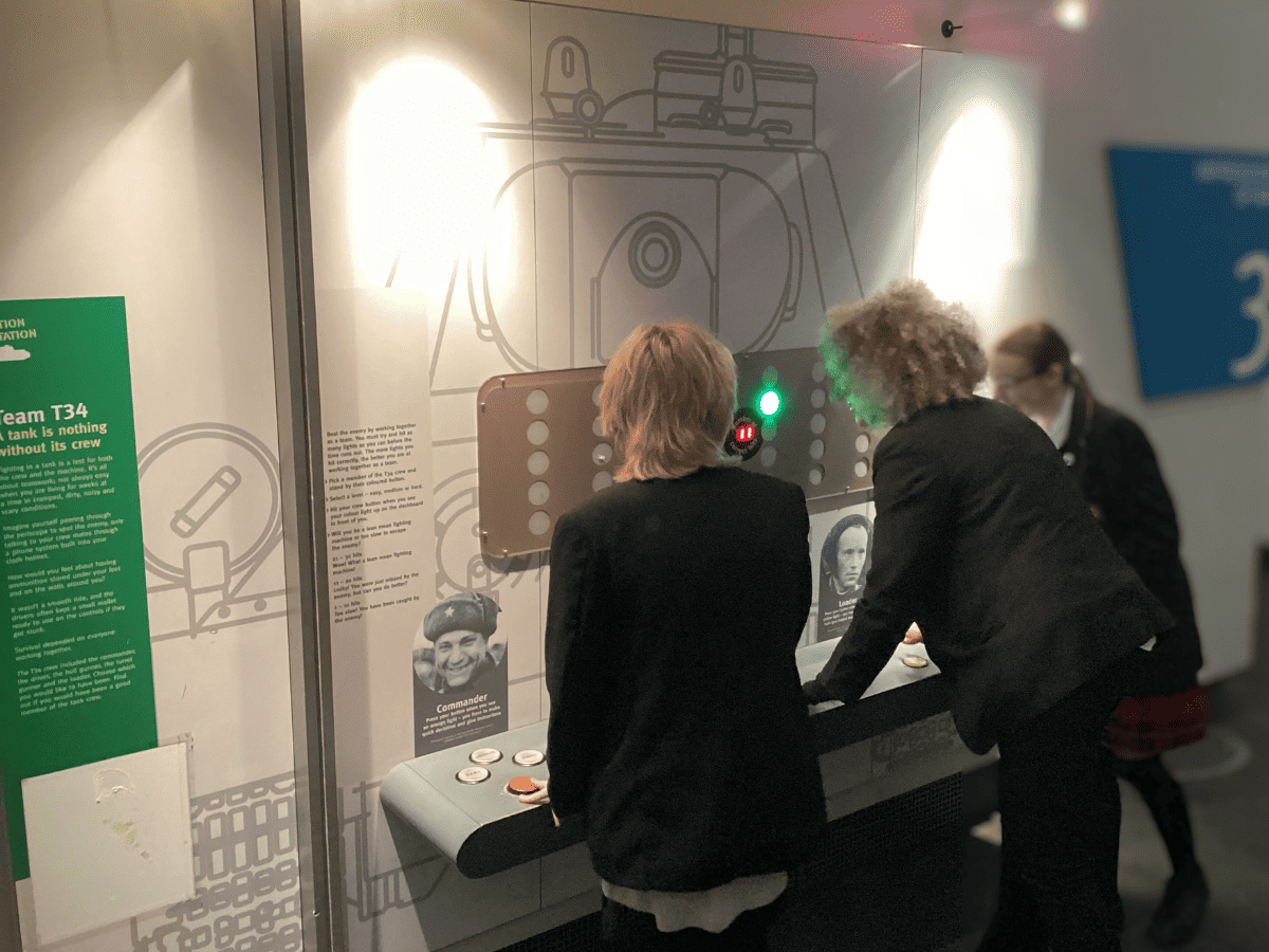 Didsbury High School students visit the Imperial War Museum North for a 'Life in Germany' session.