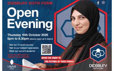 Didsbury Sixth Form Open Evening